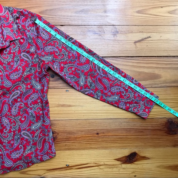 Lands’ End No Iron Supima Button Down Top, EUC, 10P - Picture 11 of 14